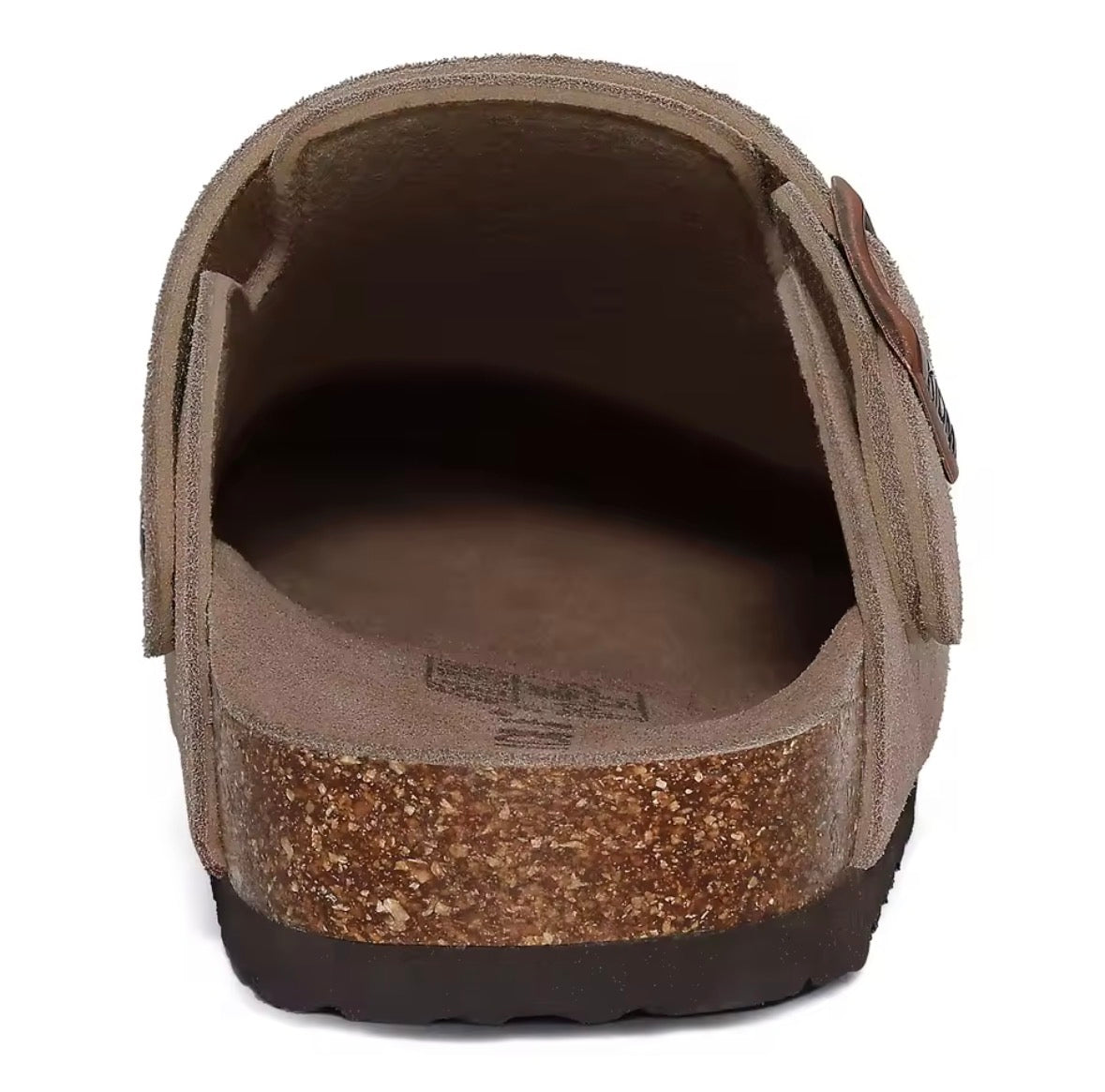 Suede Cork Clogs