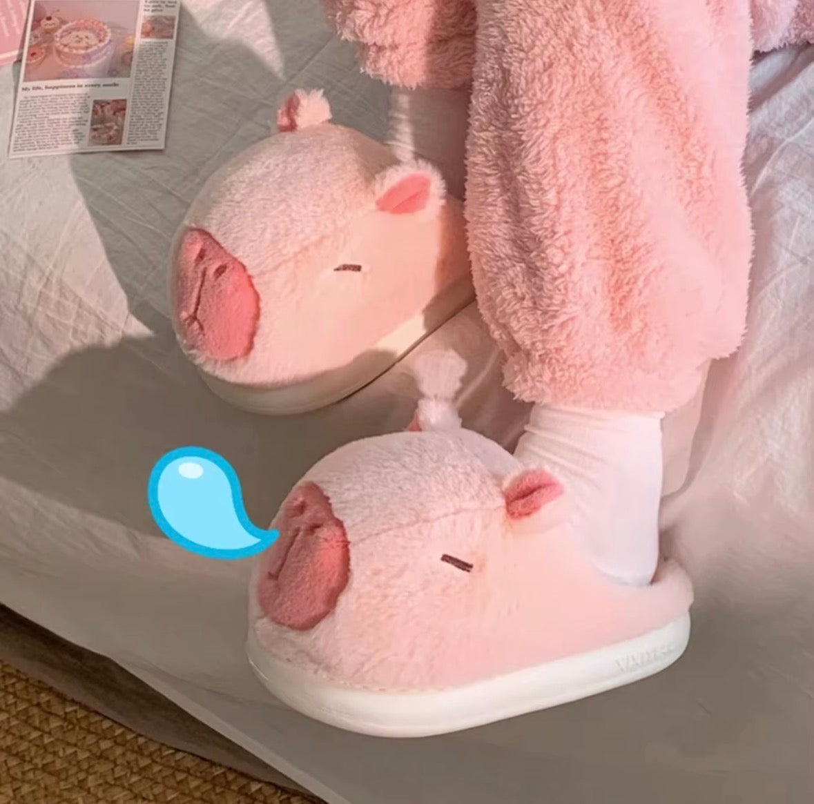 Capybara Slippers