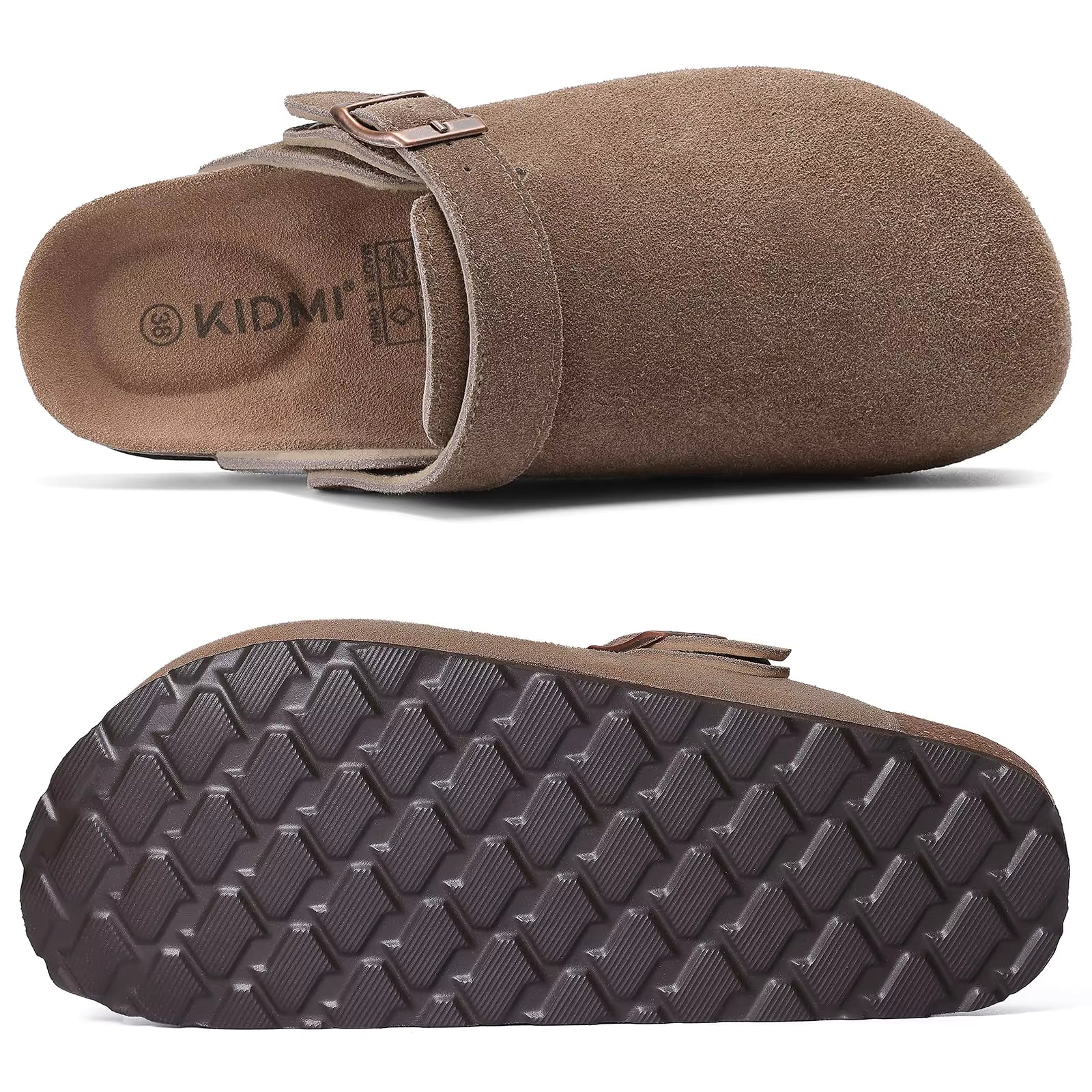 Suede Cork Clogs